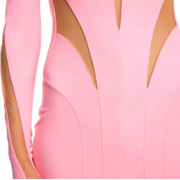 Mugler x H&M Spiral Mesh Mini Dress - Picture 8 of 8